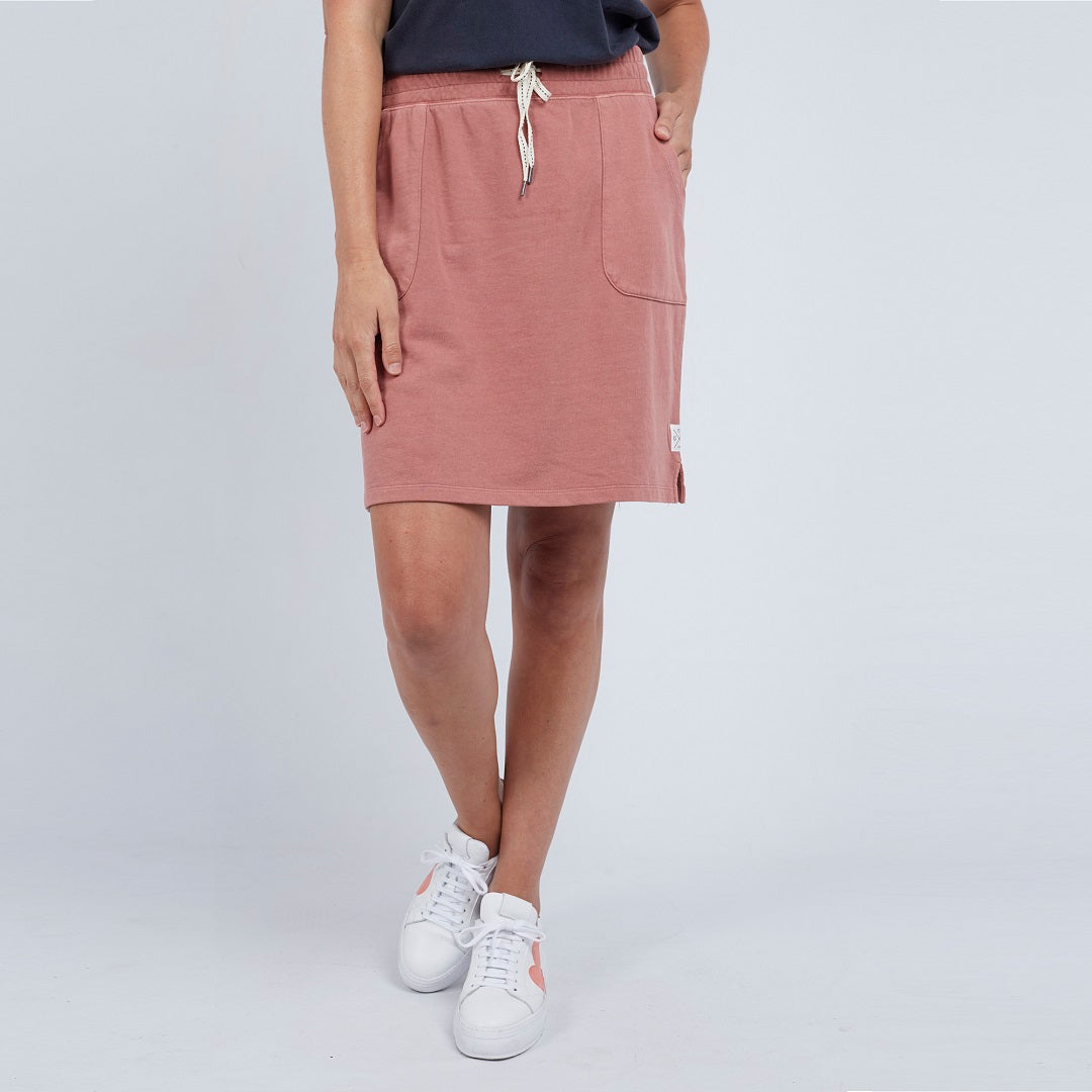 Elm Fundamentals Cassie Skirt - Clay from My Sister Elle Clothing