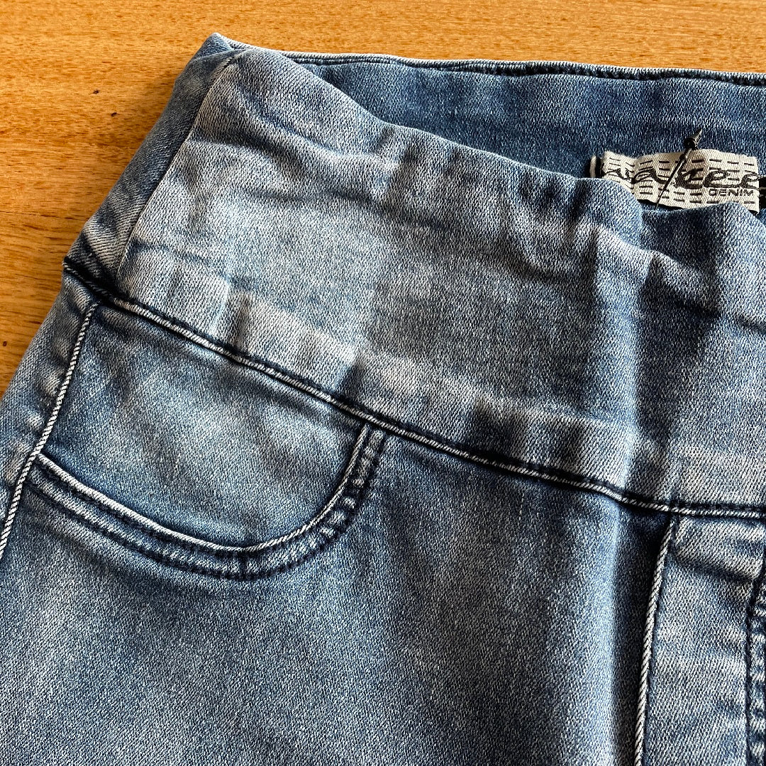 Wakee Denim Pull on Jeans - Faded Denim