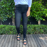 Wakee Denim Pull on Jeans - Black from My Sister Elle Clothing